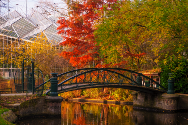 Oostelijke brug van de Hortusvijver in Amsterdam. Frederik Balhuizen, CC BY-SA 3