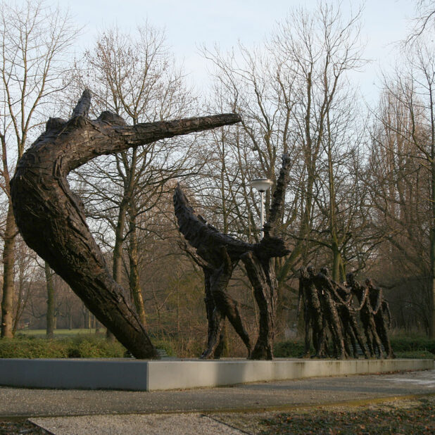 Het Nationaal Monument Slavernijverleden in het Oosterpark in Amsterdam