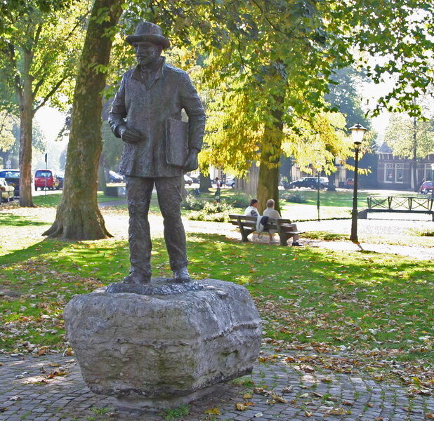 Standbeeld van Vincent van Gogh in Nuenen