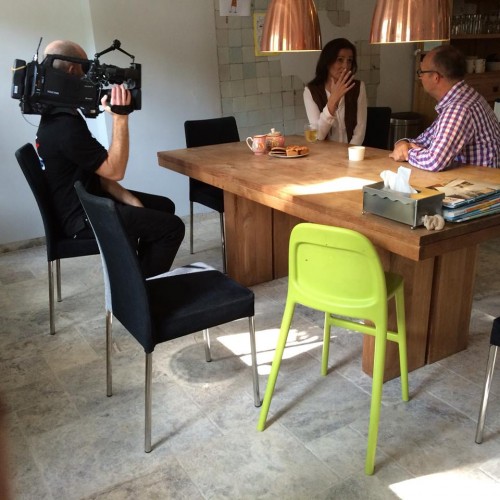 Opnames 'Alles over wonen' Foto via Nationaal Restauratiefonds