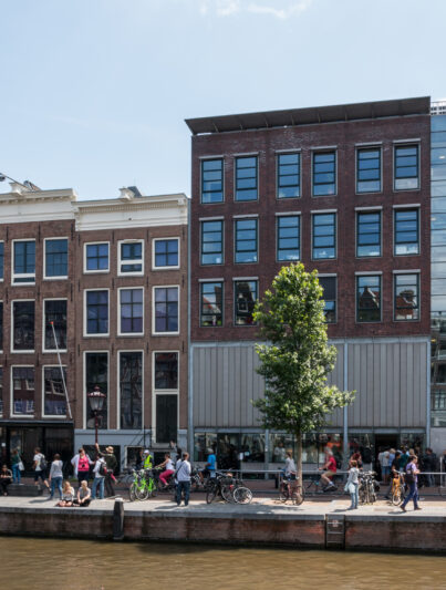Het Anne Frank Huis in Amsterdam