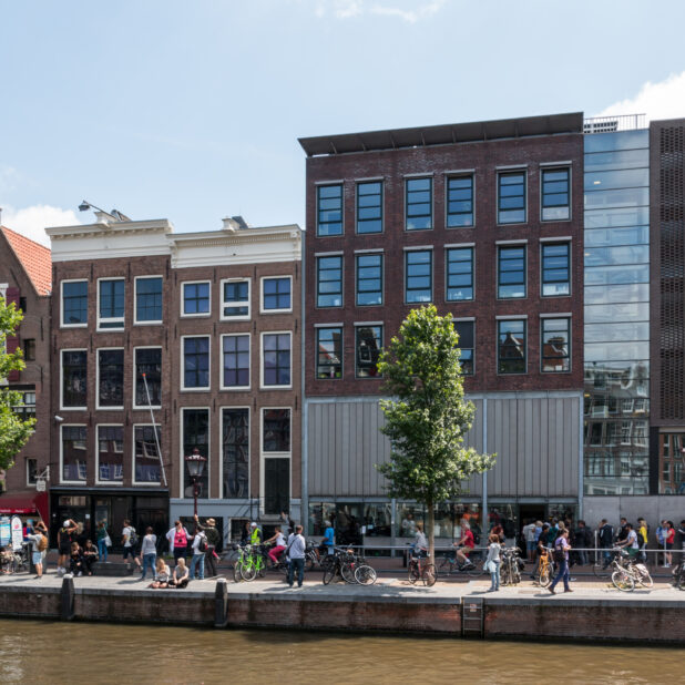 Het Anne Frank Huis in Amsterdam