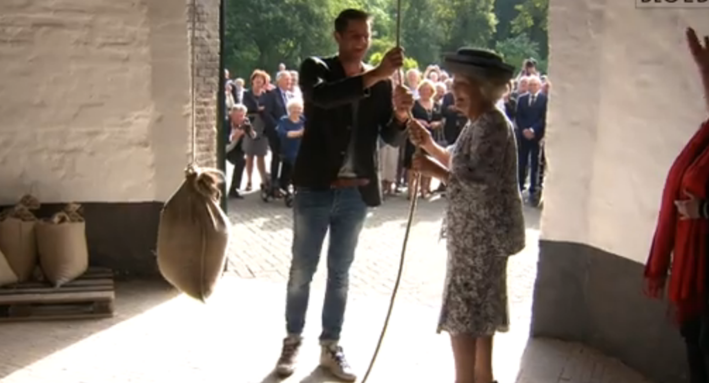 Prinses Beatrix heropening Molen De Hoop - De Erfgoedstem