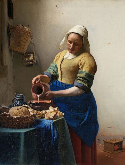 Het Melkmeisje van Johannes Vermeer