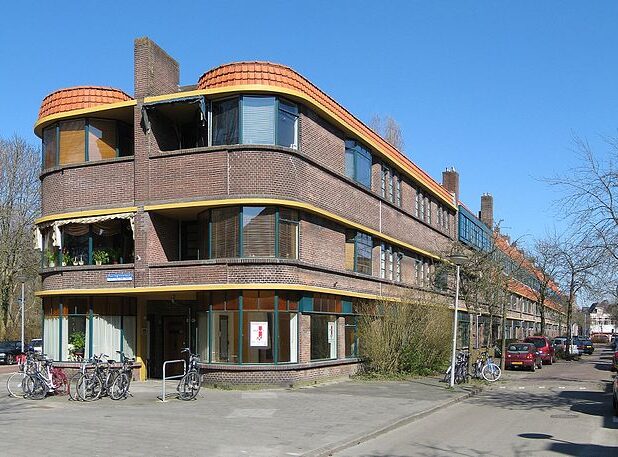 Het rijksmonumentale Pythagorascomplex in Groningen