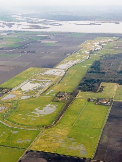 Luchtfoto Schokland