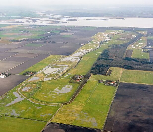 Luchtfoto Schokland