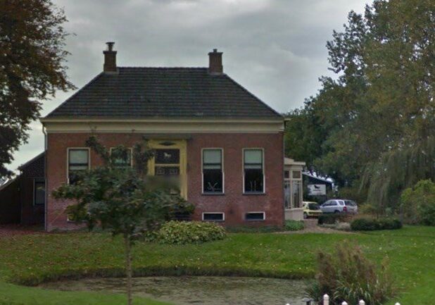 De boerderij aan de Bouwerschapweg in Woltersum