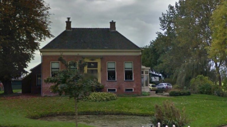 De boerderij aan de Bouwerschapweg in Woltersum