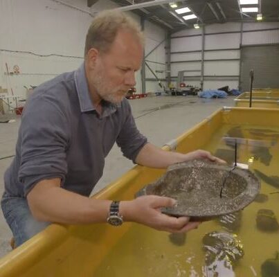 Onderwaterarcheoloog Martijn Manders in Het Klokhuis