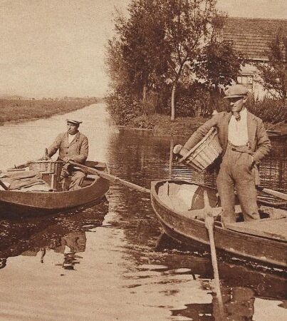 De kruidenier en bakker kwamen aan huis, 1929