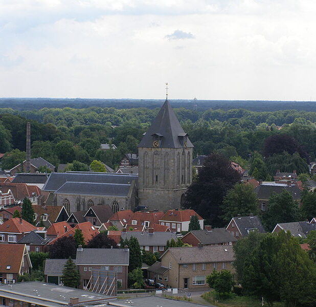 Delden gezien vanaf de watertoren