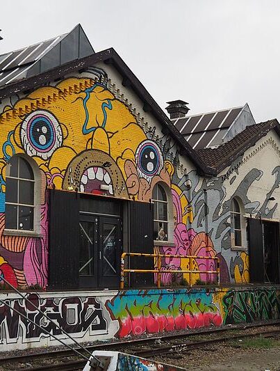 De Spoorzone in Tilburg in 2017