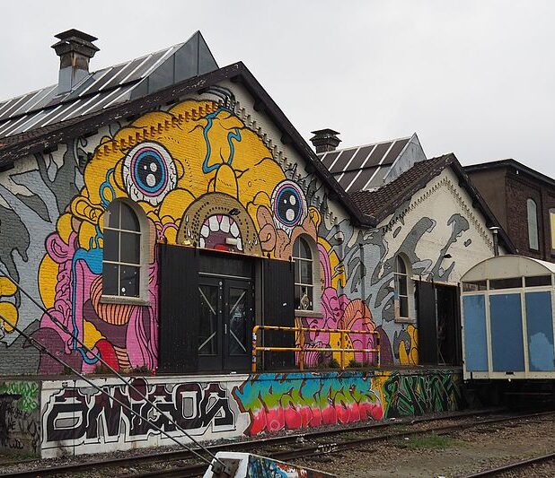 De Spoorzone in Tilburg in 2017