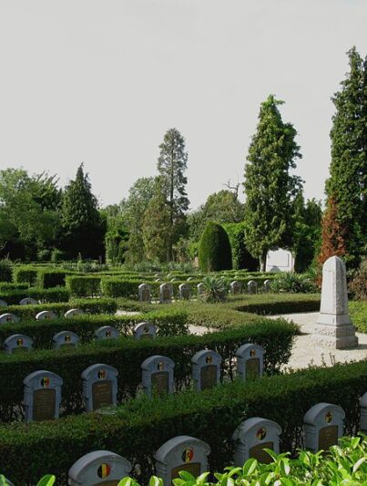 Begraafplaats uit de Eerste Wereldoorlog in Eppegem, Vlaanderen