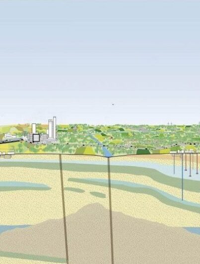 Panoramaschets voor de provincie Noord-Brabant