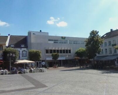 Het oude V&D-pand aan de Markt in Sittard