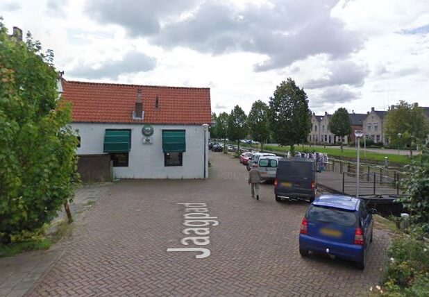De plaats in Strijen waar de werkzaamheden hebben plaatsgevonden