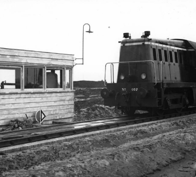Een diesellocomotief uit de serie 2000