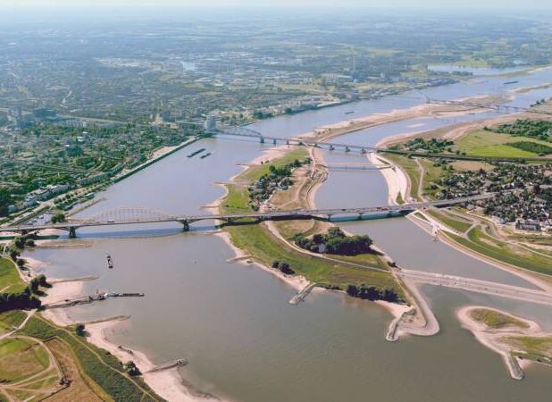 De Waal en Spiegelwaal in Nijmegen
