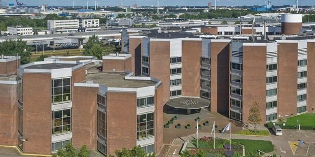 Het hoofdkantoor van het Sociaal Fonds Bouwnijverheid in Amsterdam