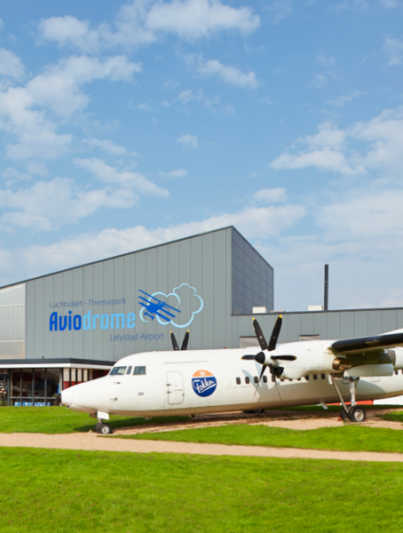Entree Aviodrome op Lelystad Airport