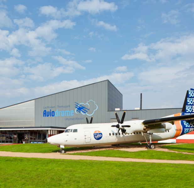 Entree Aviodrome op Lelystad Airport