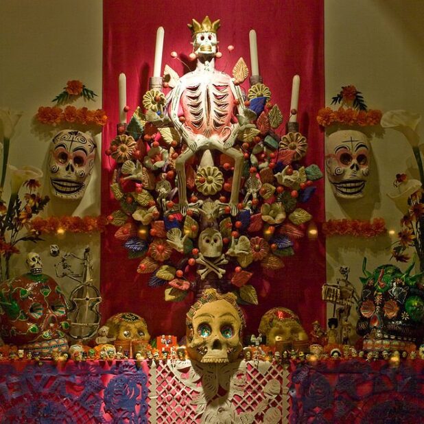 Allerzielen-altaar uit Mexico in het Tropenmuseum