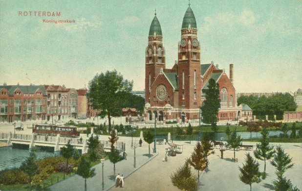 Koninginnekerk (1904-1971) in Rotterdam, in 2013 verkozen tot 'mooiste gesloopte kerk' van Nederland
