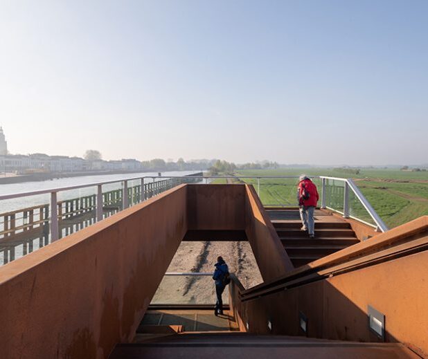 De Oude IJsselbrug in Zutphen, ontwerp gemaakt door MoederscheimMoonen Architects