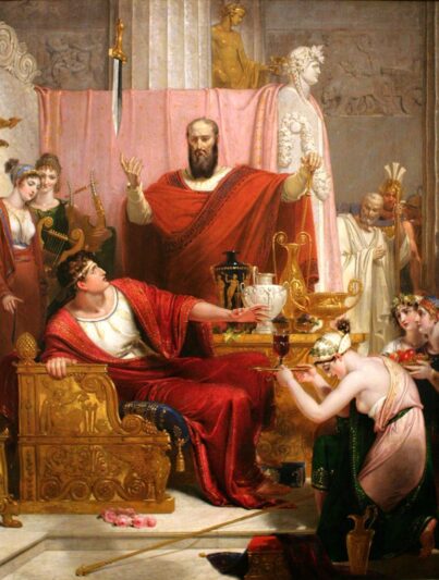 Richard Westall, Het zwaard van Damocles, 1812
