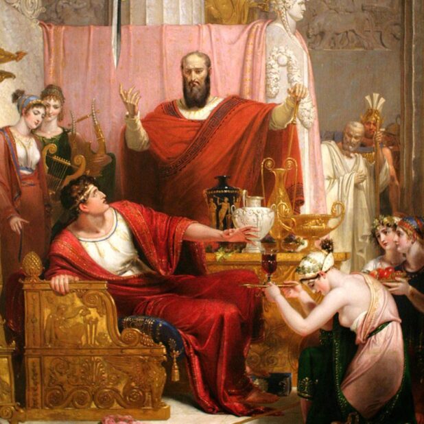 Richard Westall, Het zwaard van Damocles, 1812