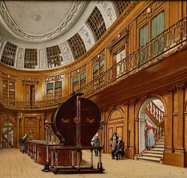 Wybrand Hendriks, De Ovale Zaal van Teylers, circa 1800-1820