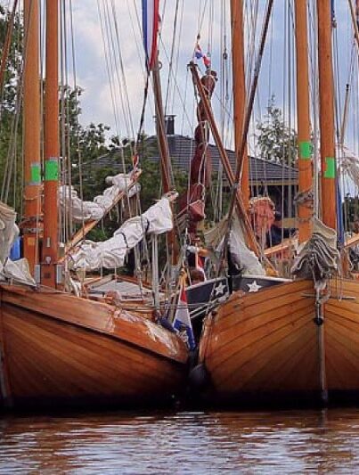 Historische schepen in Friesland