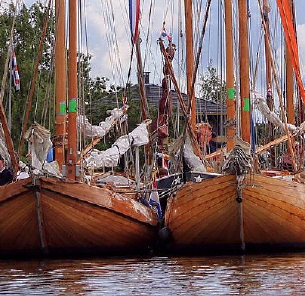 Historische schepen in Friesland