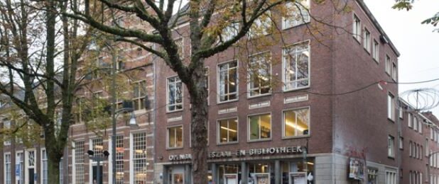 De voormalige bibliotheek aan de Brink in Deventer