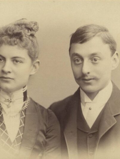 Helene en Anton Kröller ten tijde van hun verloving, 1887-1888