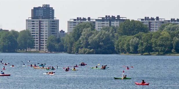 De Sloterplas in Amsterdam