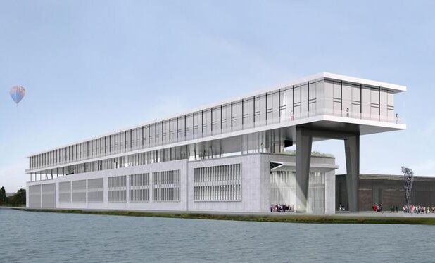 Koolhaas' ontwerp voor de oude munitiefabriek