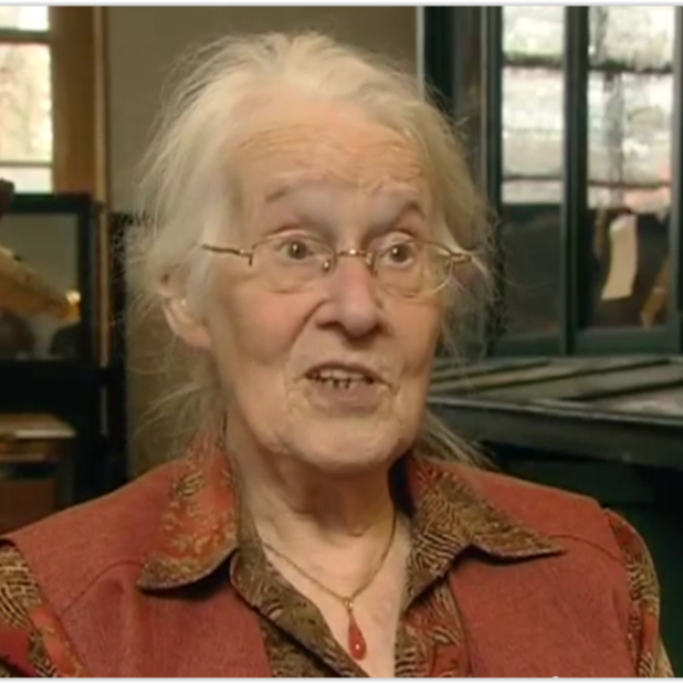 Archeoloog Ina Isings in 2008