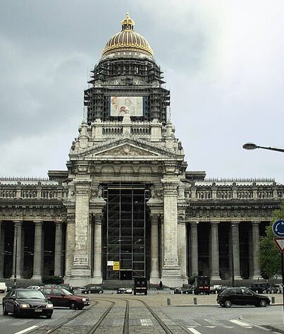 Het Brusselse Justitiepaleis in 2005