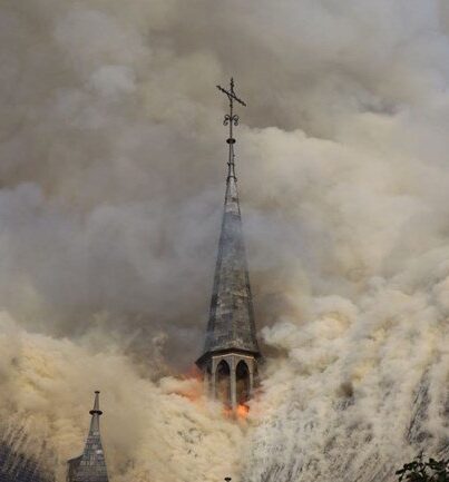 De brand in de Sint-Urbanuskerk in Amstelveen