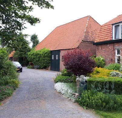 Boerderij d'Inlaeghe bij het Zeeuws-Vlaamse dorp Oostburg