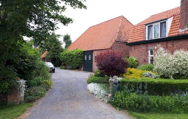 Boerderij d'Inlaeghe bij het Zeeuws-Vlaamse dorp Oostburg