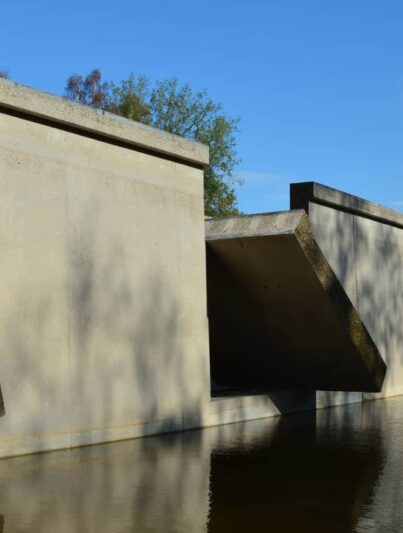 Testmodel stormvloedkering, nu Deltawerk//