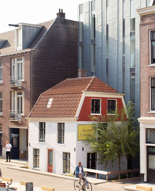 Het monumentale 'Polderhuis' uit 1865 in de Amsterdamse Pijp