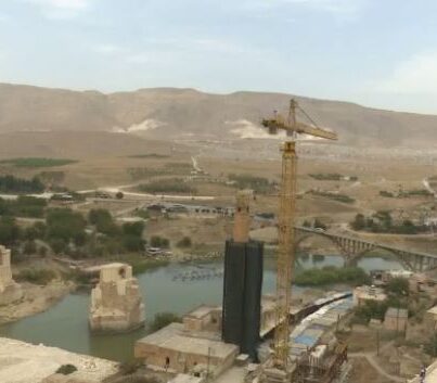 De historische plaats Hasankeyf in Turkije
