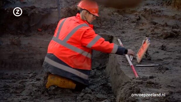 Het archeologisch onderzoek aan de rand van Domburg
