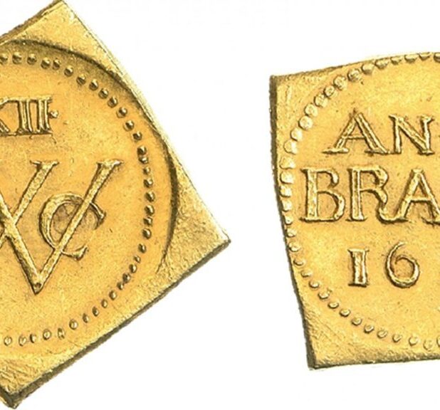 De gouden 12 guldenmunt