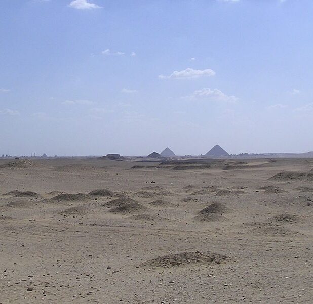 De necropolis Saqqara in Egypte